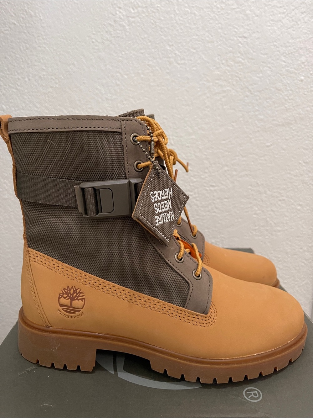 Timberland Jayne Wheat Nubuck Rugged Boots - Picture 4 of 9